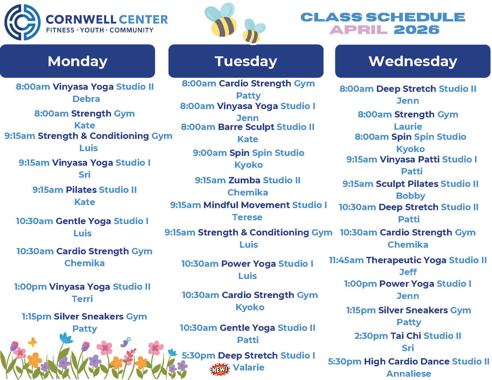 April 2026 GE Schedule Page 1