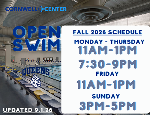Queens Open Swim - Winter 2026