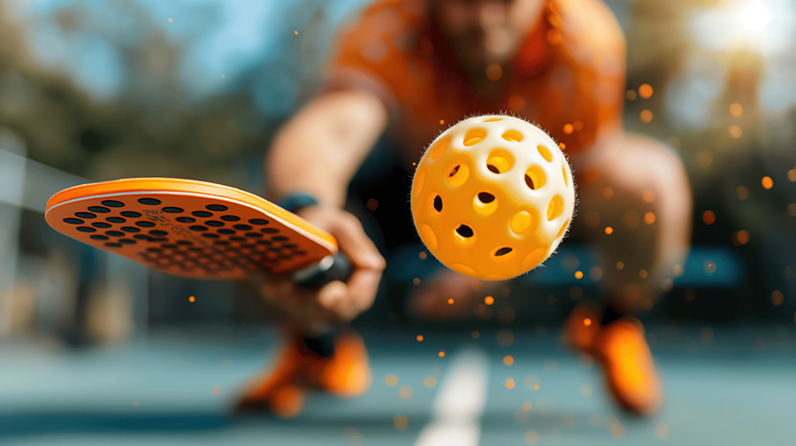 Pickleball action image