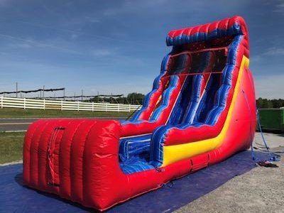 Inflatable slide